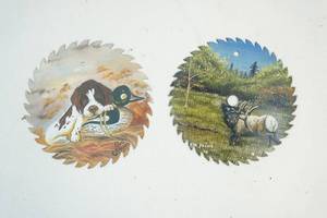 lot 159 image: Painted sawblades
