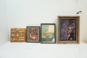 lot 160 image: Group of wall dcor
