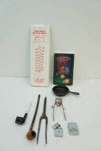 lot 339 image: pipes and lighters