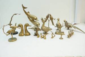 lot 348 image: brass figures