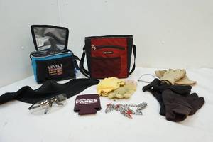lot 378 image: gloves, cooler bag and more
