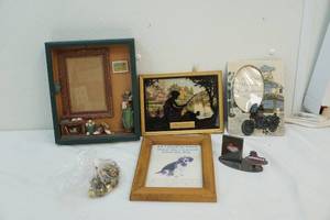 lot 326 image: Picture frames and bells