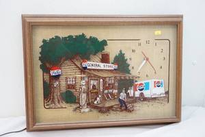 lot 370 image: Pepsi clock