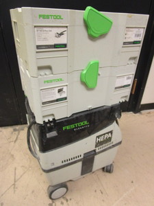 lot 706 image: FESTOOL HEPA DUST EXTRACTOR, DOMINO JOINING MACHINE, DOMINO CASE