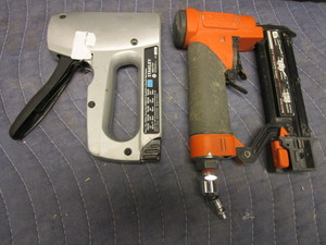 lot 766 image: RIDGID HEADLESS PINNER, STANLEY AIRCRAFT ALUMINUM STAPLER