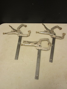 lot 789 image: VISE-GRIP SLIDING ADJUSTABLE LOCKING BAR CLAMPSGRIPS