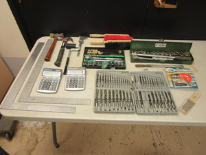 lot 793 image: SK PROFESSIONAL TOOLS SOCKET SET,  THORSEN 12 SOCKET SET, DRILL BITS, ASSRTD. HAND TOOLS, MORE