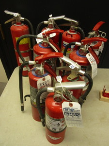 lot 815 image: FIRE EXTINGUISHERS