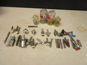 lot 839 image: ROUTER BITS, SOLID SURFACE ROUTER BITS