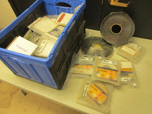 lot 842 image: FASTEDGE EDGEBANDING, FASTCAP SCREW COVER CAPS, BACKER ROD