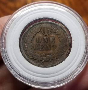 1879 INDIAN HEAD CENT VF DETAILS IN AIRTITE