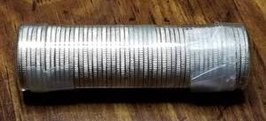BU ROLL OF 1958-P ROOSEVELT SILVER DIMES 50 COINS