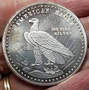1 TROY OZ. .999 FINE SILVER 1981 WORLDWIDE MINT