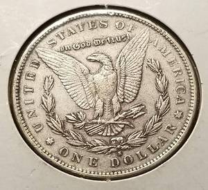 1890-S MORGAN SILVER DOLLAR