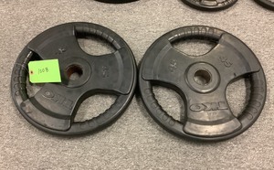 lot 100B image: 45LB Weight Plates