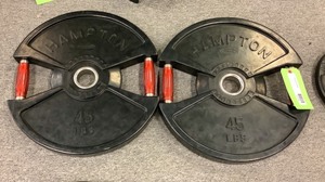 lot 68 image: 45LB Weight Plates