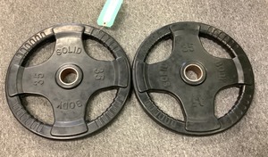 lot 96 image: 35Lb Weight Plates