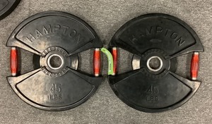 lot 61 image: 45LB Weight Plates