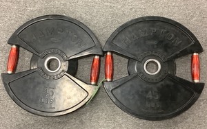 lot 66 image: 45LB Weight Plates