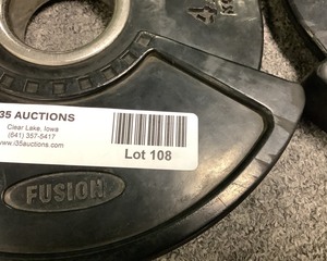 lot 108 image: 10 LB Weight Plates
