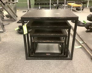 lot 46A image: Set of 4 Step Tables