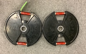 lot 102 image: 45LB Weight Plates