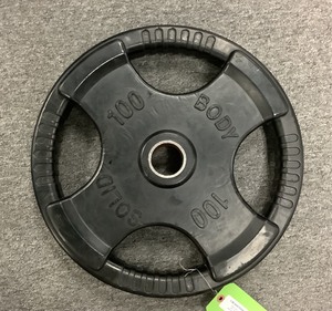 lot 56 image: 100 Lb Weight Plate