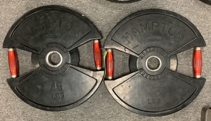 lot 75 image: 45LB Weight Plates