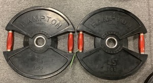 lot 74 image: 45LB Weight Plates