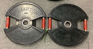lot 73 image: 45LB Weight Plates