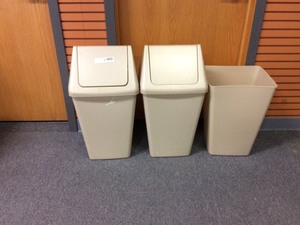 lot 212 image: 3 Garbage Bins