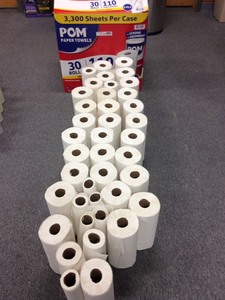 lot 222 image: Paper Towel Lot