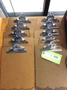 lot 279 image: 10 Clip Boards