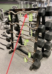 lot 166 image: 20 Lb Curl Bar