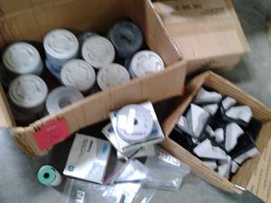 lot 76 image: Lot of abrasive polishing wheels wa...