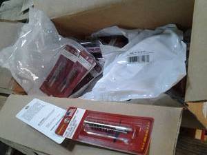 lot 94 image: Box of bore brushes for cleaning .3...