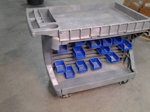 lot 5 image: Super Heavy duty plastic Rubbermaid...