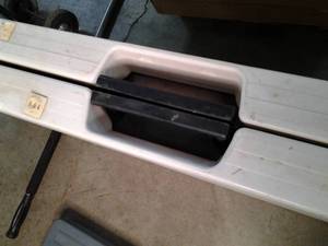 lot 38 image: long Lifetime Folding Plastic and M...