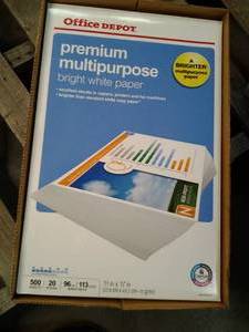 lot 44 image: Full case of Office Depot Premium M...