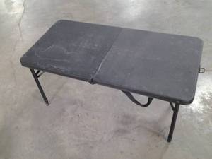 lot 57 image: Smaller Lifetime Folding Plastic an...