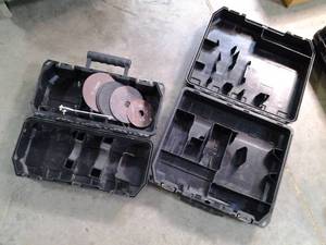 lot 58 image: Lot of 2 empty Dewalt Tool Cases...