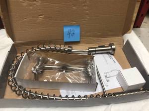 TOSCA Stainless Steel Wall Mount Kitchen Faucet 255-k820-SS-T not used