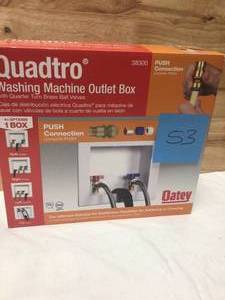 Quadtro Washing Machine Outlet Box not used