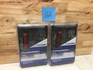 Lot of 2 BlueMax 8 Pc Saw Chain Sharpening Kit not used