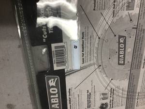 Diablo 8 12 In 60 Teeth Miter Blade not used