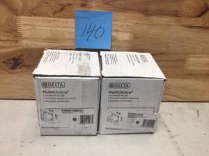 Lot of 2 Delta Universal Valve R10000-UNBXHF not used