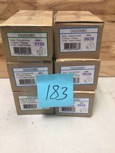 Colonial Black Privacy BedBath Door Knob by Copper Creek (lot of 6) See Pictures