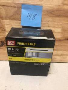 Box of Grip Rite Finish Nails 4D  1 12  New
