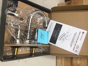 Dunston 4 in. Centerset 2-Handle High-Arc Bathroom Faucet in Brushed Nickel by Glacier Bay See Pictures