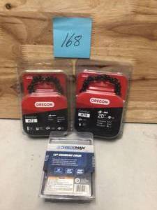 Lot of 3 Chain Saw Chains (new)